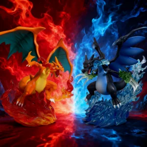 20cm/7.87in Anime Figure Charizard Action Figures Charizard X Figures Pvc Statue Desktop Ornamen Collection Model Toys Gifts
