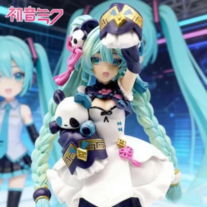 Hot sold 15CM Anime Hatsune Miku Figure National Style Fashion Panda MODERNCHINA Model Toy Gift Collection Action Figure PVC