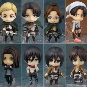 Levi Ackerman 390 417 Eren Jaeger 375 Mikasa Ackerman 365 Hange Zoe 1121 action figure PVC toys collection doll anime cartoon