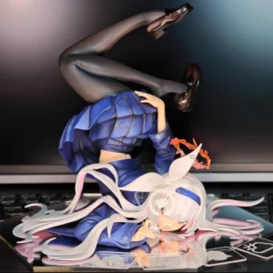 Up Factory Prana Rotation Lock Action Figure Inverted Pose Model Long Hair Black Stockings Azur Lane Cute Mirror Base Figurine