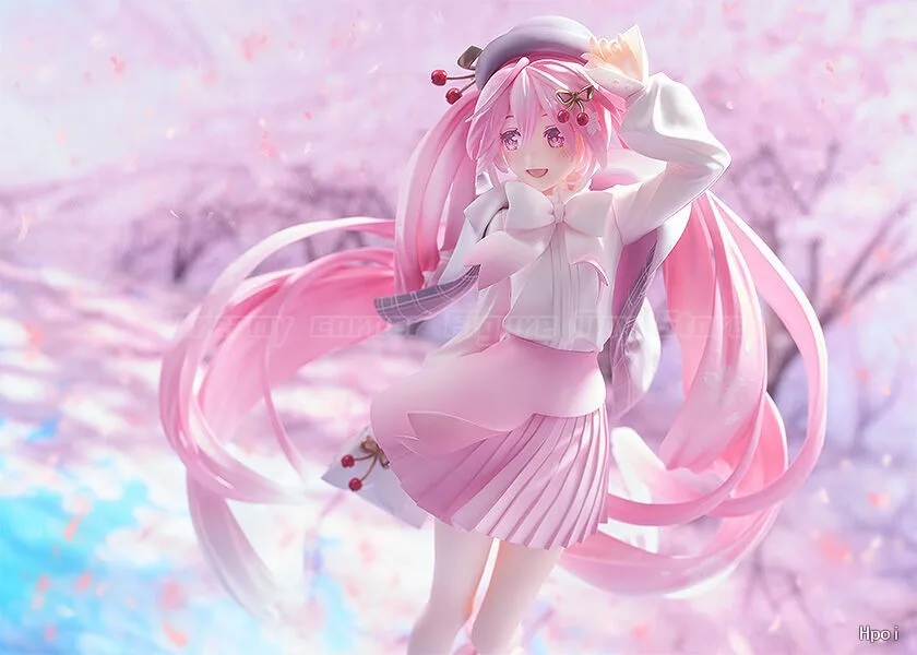 【In Stock】GSC Piapro Characters Hatsune Miku Sakura Future Flower Appreciation 1/6 Scale Figure Model Toys