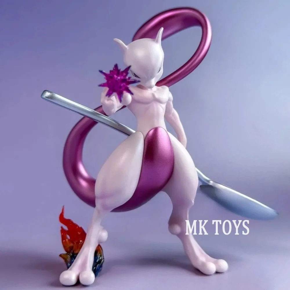 Anime Figures Pokemon Mewtwo Action Figures Pvc Statue Desktop Ornamen Collection Model Toys Gifts 12cm/4.72in