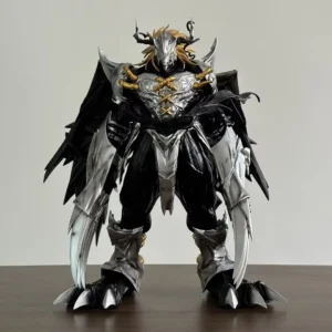 Digimon Adventure Black War Greymon Anime Figure Statue - 37cm Model, Boys Collection Desktop Decoration Ornament Toy Gift