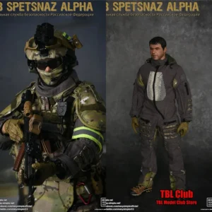 Easy&Simple ES 26050R 1/6 FSB Spetsnaz Alpha Full Set 12 inches Moveable Action Figure Model with Weapon for Fans Hobby Gifts