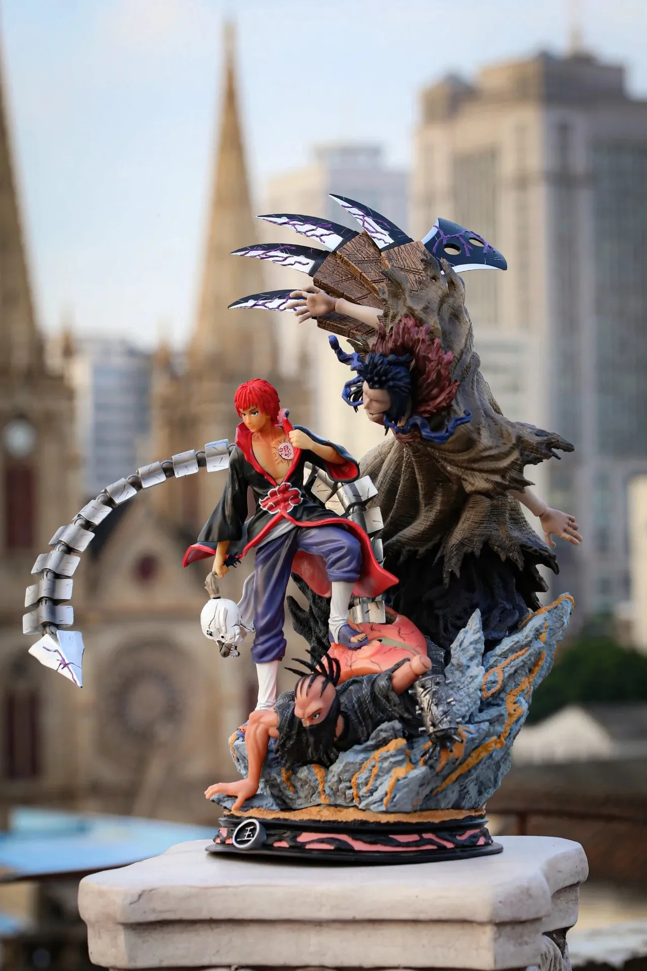 Naruto Figure Akatsuki Sasori Anime Figure Statue 40cm PVC High Quality Collectible Model Doll Gift For Fans