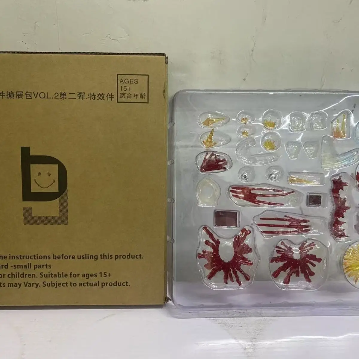 In Stock Blood Effect Parts Series Yamaguchi Smoke Effect For Action Figure White Anime Collection Model Toy Replica