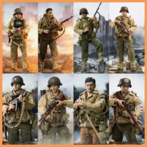 In Stock Crazy Figure CFTOYS LW011-LW018 1/12 Scale Normandy Landing US Ranger Battle Full Set for 6" Action Figure Model