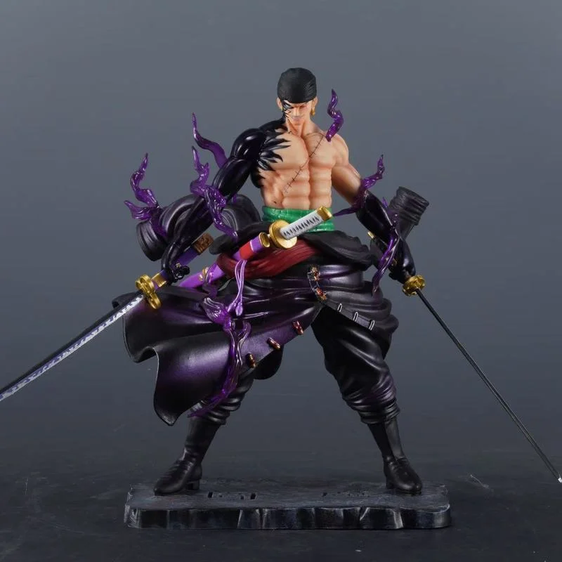 One Piece Anime Figure 24cm Roronoa Zoro Figurine Double-Pole Pvc Action Figure Model Collection Decoration Toys Gift - Image 7
