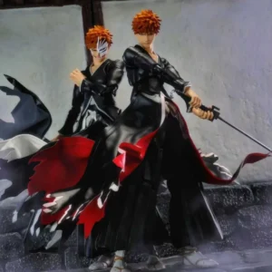 Bleach Shf Anime Handmade Kurosaki Ichigo The Thousand Year Blood War Hem of A Skirt Built In Iron Wire Is Suitable for 1/12 Toy