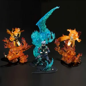 2 Style Naruto Anime Figures Naruto Namikaze Minato Kakashi PVC Model Toys Doll Hand-made Gifts
