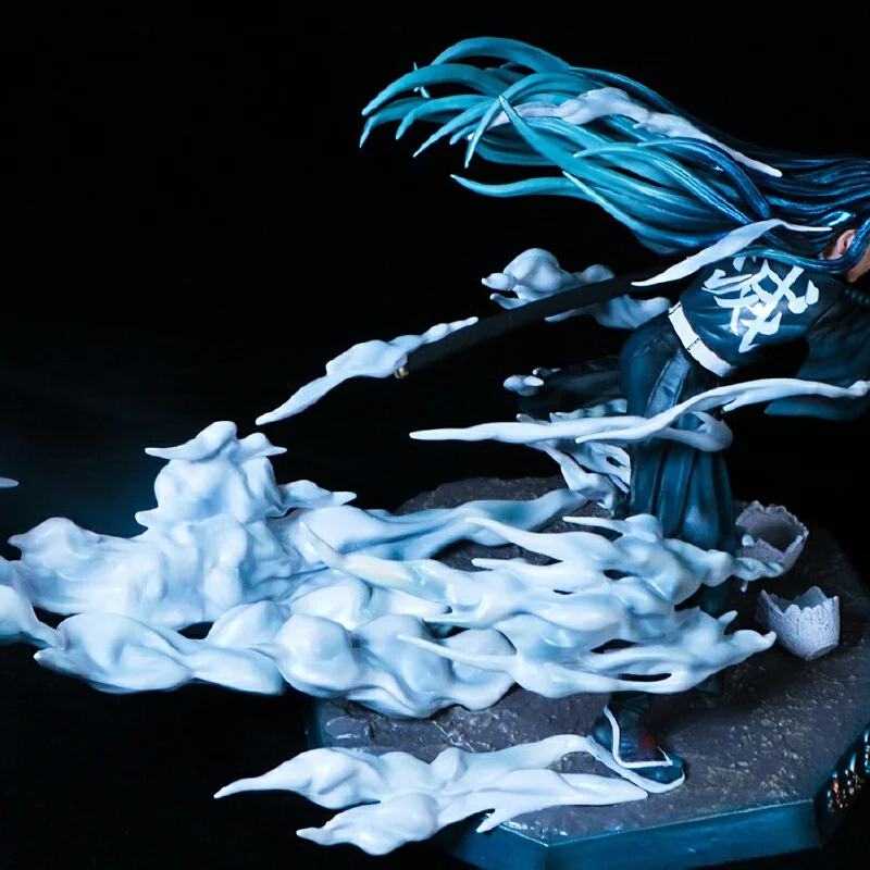 Demon Slayer Kimetsu No Yaiba Mist Pillar Tokito Muichiro Battle Pose Anime Merchandise Action Figure Desktop Decoration Model