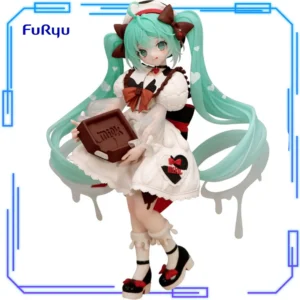 In Stock FuRyu Original Genuine Piapro Characters Hatsune Miku Tirol Chocolate Trio-Try-iT Figure Milk Ver. 18cm Model Toys Gift