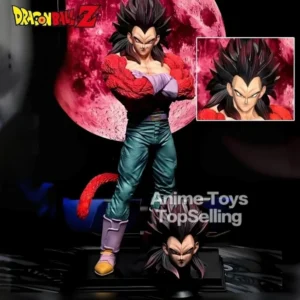 31cm/12.2in Anime Dragon Ball Z Figure Super Saiyan 4 Vegeta Action Figures Pvc Statue Collection Model Toys Gifts