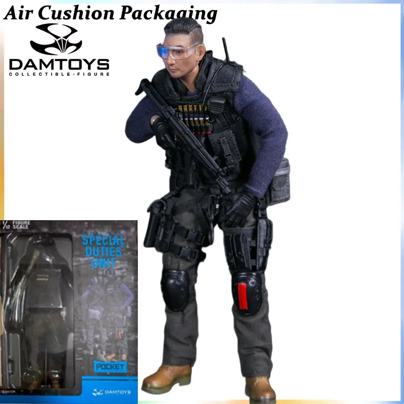 DAMTOYS Genuine 1/12 Pocket Elite Series British SAS Counter Terrorism Group Hong Kong Flying Tigers Action Figures Model Toy
