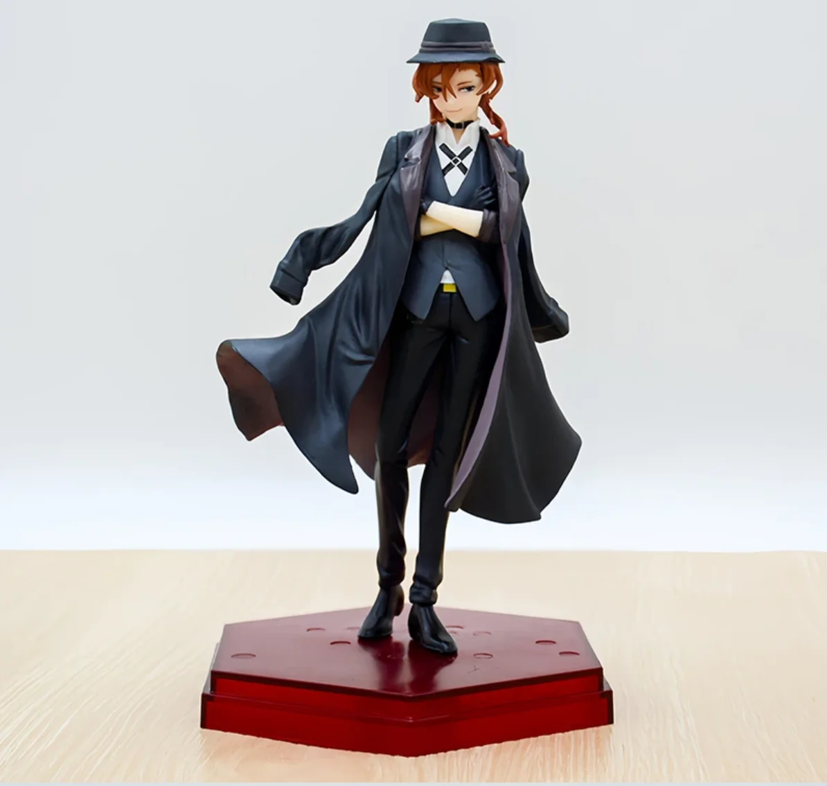 Calede 18cm Nakahara Chuuya Dazai Osamu PVC Action Figure Bungo Stray Dogs Collectible Model Toys Kid Gift Ornaments Doll Toy