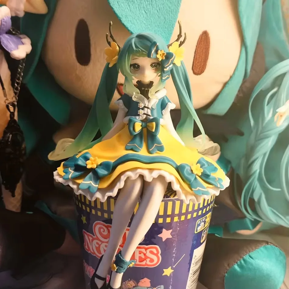 2Pcs Hatsune Miku Anime Figure Toy Flower Fairy Collection Miku Kawaii Cartoon PVC Action Figurine Model Doll Birthday Gifts Kid - Image 4