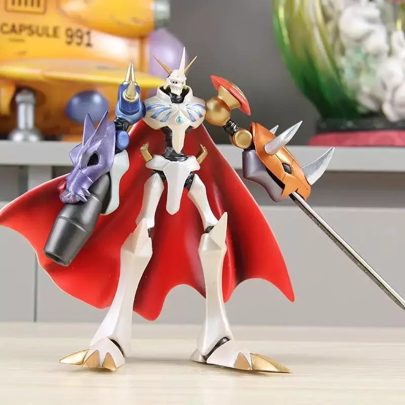 16cm/6.3in Anime Digimon Adventure Figure Royal Knights Omegamon Action Figures Pvc Statue Collection Model Toys Gifts