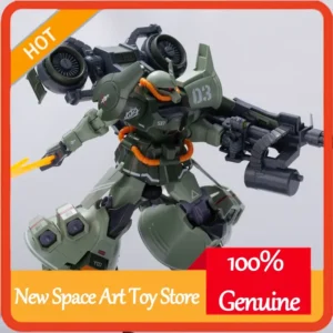 Gravitation HG 1/144 MS-07H-8 Gouf Flight Type Assembly Model Kit - Action Figure Plastic Robot Toy in Black Green Blue