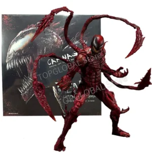 Venom Carnage Action Figure Joint Movable Toys Spider Man Legends Change Face Statue Model Doll Collectible Kids for Toy Gift