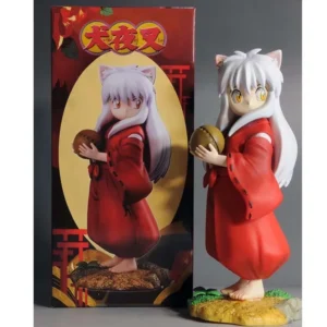 16cm Inuyasha Figures Gk Childhood Sesshoumaru Looking Back Holding the Ball Pose Action Figure Model Toys Birthday Present