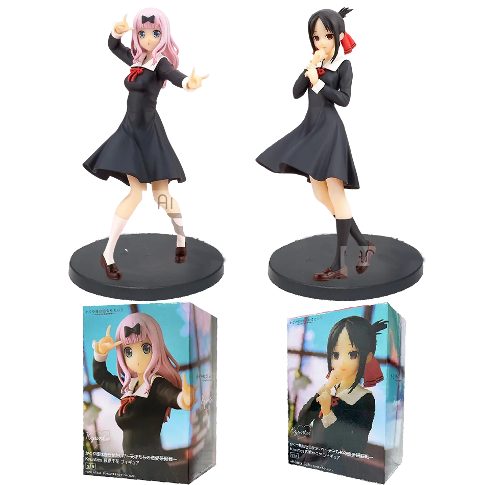 18CM Anime Game Figure Kaguya-sama Love Is War Fujiwara Chika Uniform Model Dolls Kawaii Girl Figure Japanese Dolls Decoration - Image 12