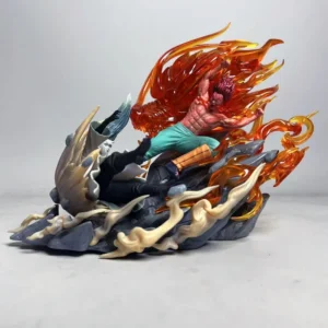 Naruto Anime GK Figure Might Guy VS Uchiha Madara Battle Figurine Scene Pvc Statue Model Collection Desk Decoration Toys Gifts