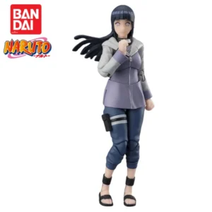 In Stock Original Bandai Naruto S H Figuarts Anime Merchandise Action Figure Hyuga Hinata Model Figurine Ornaments Holiday Gifts