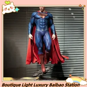 DC Justice League Superman Cold Cast Resin Statue - Museum Grade GK Figure, Hand Painted Collectible Model Gift