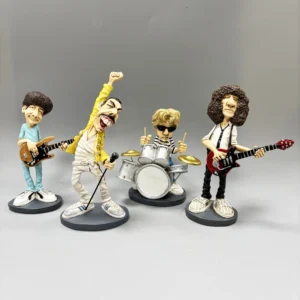 Classic Nostalgic Queen Figure Statue Resin  Music Figure Queen Series Home Collectable Figurine
