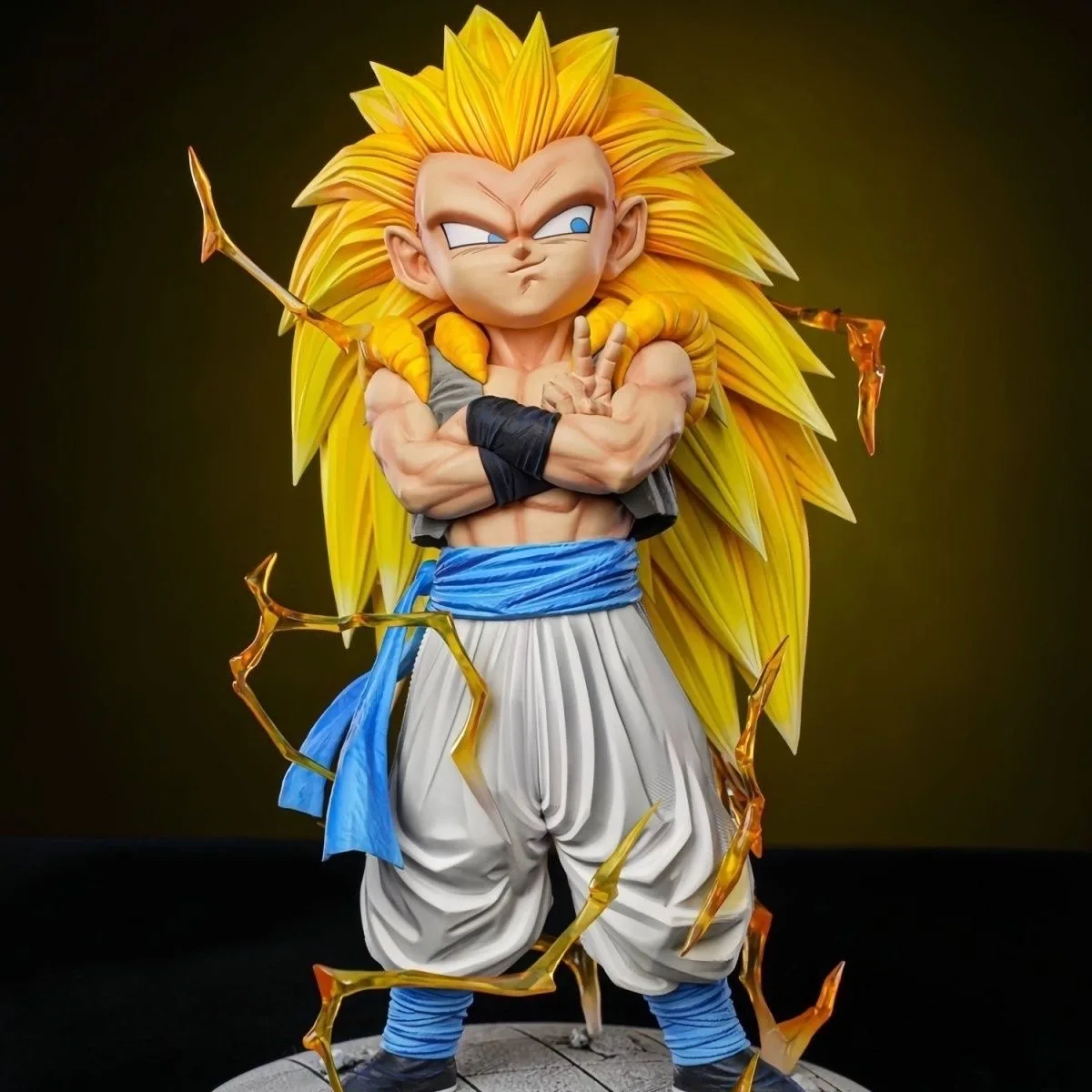 Dragon Ball Z Gotenks Ssj3 Figure Super Saiyan 3 Gotenks Action Figures 25cm Pvc Statue Collection Model Toys For Children Gifts - Image 4