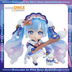 In Stock GSC NENDORON 2023 Hatsune Miku Series Snow Miku Dongli Animation Action Figures Model Toys Gift Ornaments