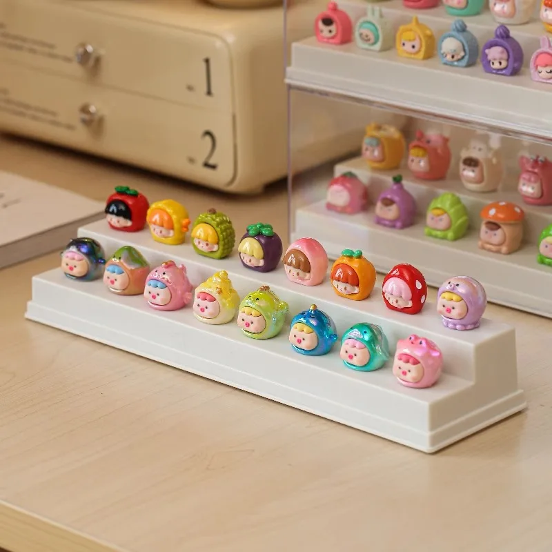 Clear Acrylic Display Case Dustproof Storage Organizer Box for Collectibles Figures Miniatures and Toy with Transparent Showcase