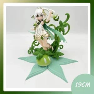Genshin Impact Figure Nahida Lesser Lord Kusanali PVC Action Anime 19cm Figurine Statue Model Garage Kit Gifts Indoor Decoration