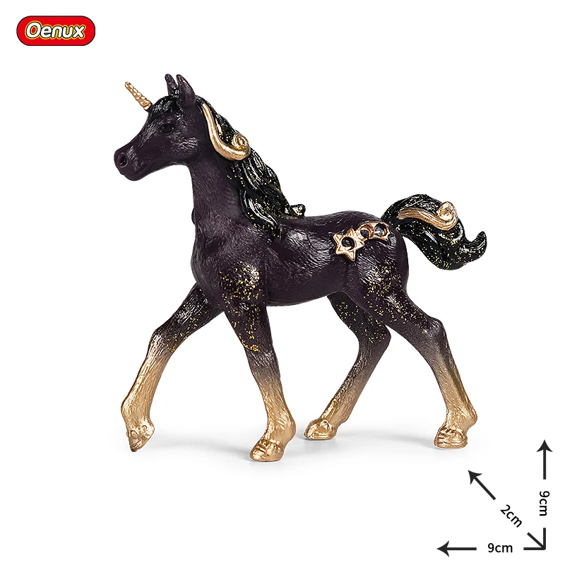 Oenux Beauty Fish Princess Mermaid Action Figures Model Elves Elf Pegasus Animal Figurines Doll Kid Toy Girl Gift Cake Toppers - Image 29