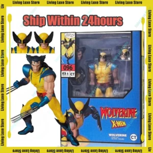 New Ct Toys Wolverine Action Figure MAFEX No.096 Anime Figures X-Men Figurine Deadpool Wolverine PVC Statue Ornament Model Toys