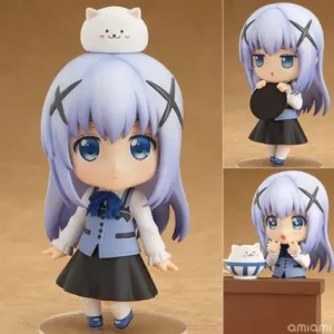 In Stock GSC Nendoroid #558 Would You Like Some Rabbits Today Kafuu Chino Brand and new Action Figure Anime Model Toy