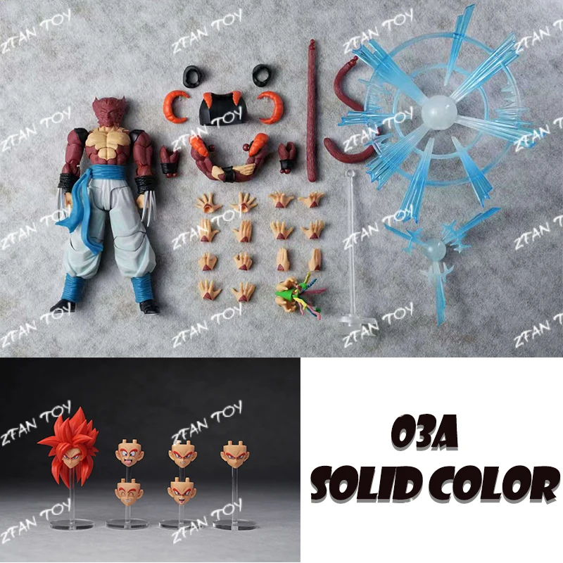 New Tonsen Arttoys Kamione Studio Gogeta Figure Dragon Ball GT Super Saiyan 4 SSJ4 Gogeta Anime Action Figures Toy Figurine Gift