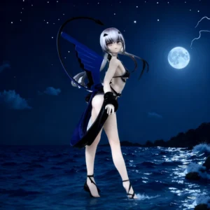Blue Archive Mei Lyutsina Swimsuit Action Figure Set Cute Cartoon Ornaments Two-Pack Collectible Girls Toy for Fans