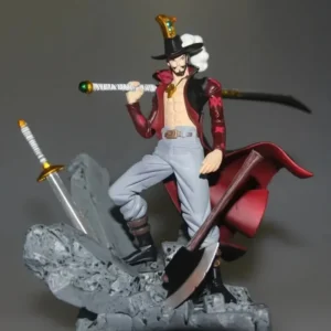 15CM ONE PIECE Anime Figures Eagle eye Dracule Mihawk Figure Top War PVC Action Figure Model Toys Ornaments Doll Fans Gifts