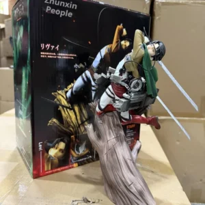 Attack On Titan Levi Ackerman Renewal Model Anime Figure Pvc Trunk Battle Ornament Action Toy For Boys Anime Fans Birthday Gift