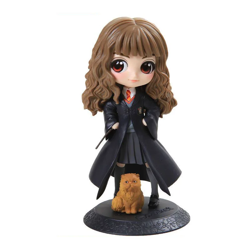 14cm Original Bandai Q Posket Harrys Potter Series Version Role Draco Malfoy Hermione Action Figure Anime Collectible Kids Dolls - Image 13