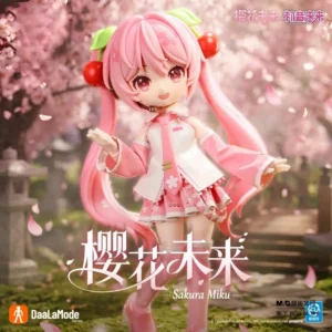 BLOKEES Wonderful Encounter Sakura Future Action Figurine Movable Model Ornament Collection Toys Surprise Gifts Desktop Decor