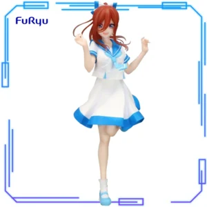 In Stock FuRyu Original Genuine Anime The Quintessential Quintuplets Trio-Try-iT Figure Nakano Miku Marine Look 21cm Model Toys