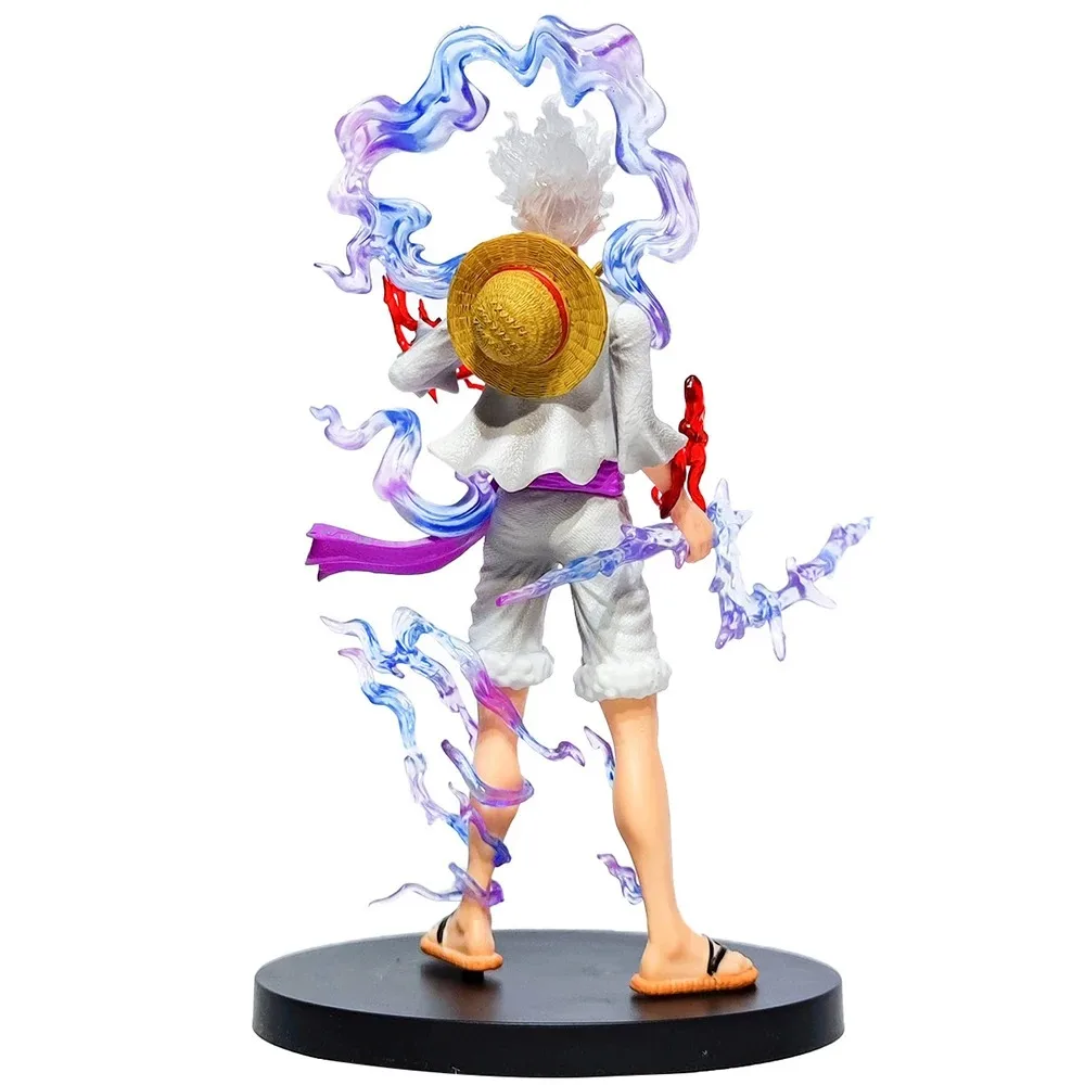 20cm/7.87in Anime One Piece Figure GEAR 5 Nika Sun God Luffy Action Figures Pvc Statue Collection Model Toys Gifts