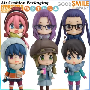 GSC Genuine Nendoroid Series Yuru Camp△Laid-Back Camp Nadeshiko Kagamihara Rin Shima Aoi Inuyama Action Figures Model Toy Gifts