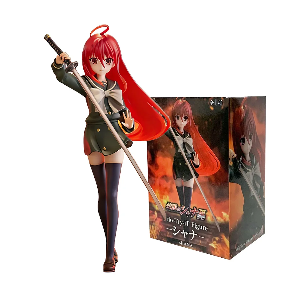 19cm anime Merch The Shakugan no Shana Shana Flame-Haired Blazing-Eyed Hunter Action Figure PVC collector edition Model Toys Gift - Image 7