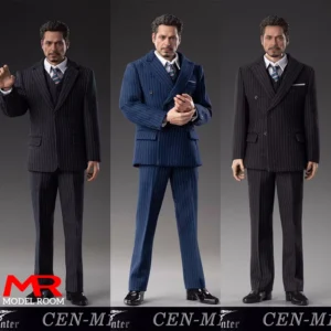 Toy center CEN-M18 1/6 Scale British Gentleman Striped Suit Male Soldier Clothes Model Fit 12'' Action Figure Body Dolls