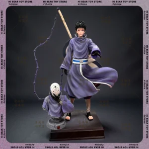 36cm Anime Naruto Figure Uchiha Obito Figures Two Heads Statue Pvc Model Doll Collection Desk Decoration Kids Toy Birthday Gifts