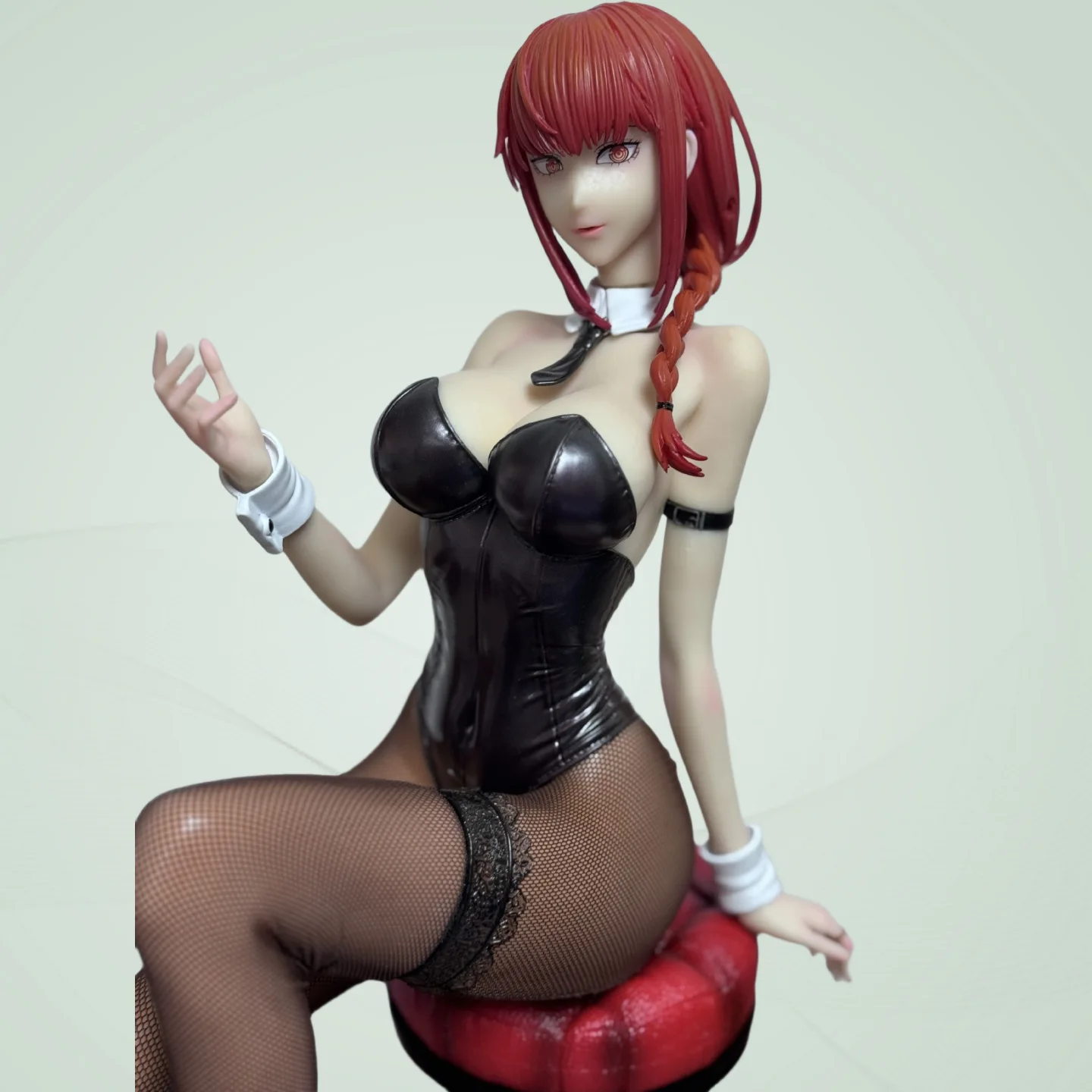 Chainsaw Man Makima Bunny Girl Hand-Made Ornament Action Figure Collectible Toy Second Edition Dominant Demon Animation Model