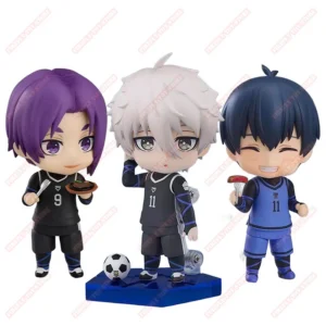 BLUE LOCK Animation Game Peripheral Toys Isagi Nagi Reo Rin Anime Action Movable Model Nendoroid Figures Ornament Collection NTR